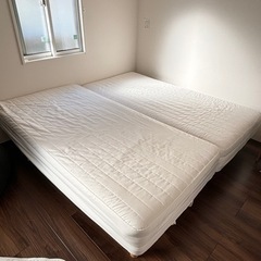 無印良品シングルベッド2セット