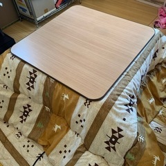 こたつ　折りたたみ式　こたつ布団セット