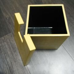 【中古】福井クラフト　角ガリ入 白木塗 　５個まとめての画像