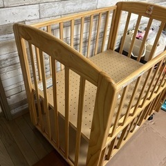 【無料】  早いもの勝ち KATOJI カトージ ベビーベッド   差し上げます！の画像