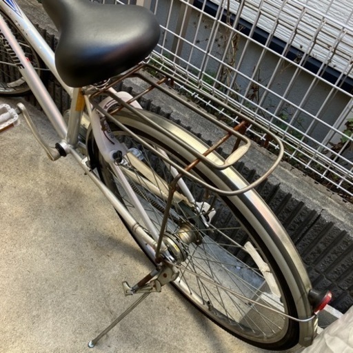 入手困難　ツートンカラー　自転車　ブリヂストン　アルベルト　２７インチ　ブルーシルバー　 入手困難ツートンカラー自転車ブリヂストンアルベルト27インチブルー