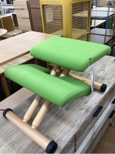 KB-11【新入荷　リサイクル品】バリエール（ストッケ）マルチバランスチェア　グリーン