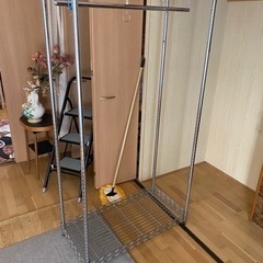 メタルラック　スチールハンガーラック　