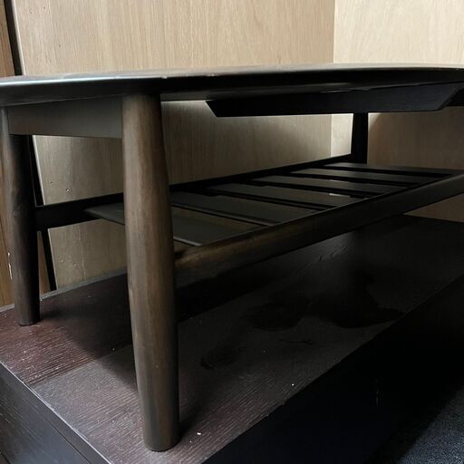 天然木 センターテーブル 幅115cm NITORI CT CACIA ニトリ カシア