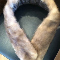 フォックス毛皮　襟巻きの画像