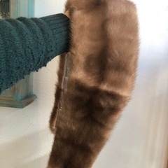 フォックス毛皮　襟巻きの画像