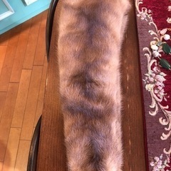 フォックス毛皮　襟巻きの画像