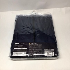 【未使用品】【コーコス信岡】Lサイズ レインスーツ ネイビー現場仕事、畑仕事、庭仕事にどうぞの画像