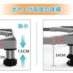 洗濯機　かさ上げ台　決まりましたの画像