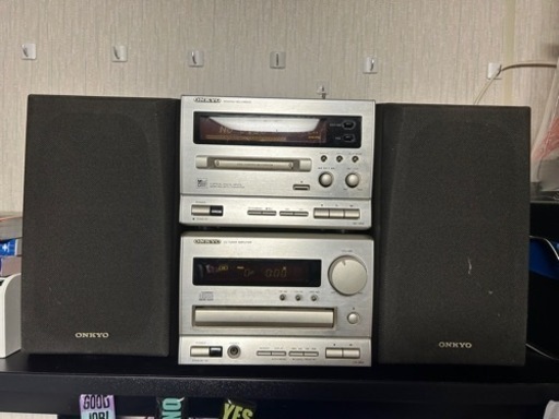 オンキョー　ONKYO MD CD CR185Ⅱ MD185Ⅱ スピーカーセット