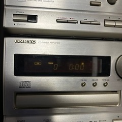 オンキョー　ONKYO MD CD CR185Ⅱ MD185Ⅱ スピーカーセットの画像