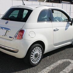 ★車検R6/5★フィアット500★1.4/16V★ラウンジ★ポーダブルナビ★グラスルーフ★純正アルミ★タイベル交換済他の画像