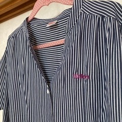 ロングワンピース　綿100% 半袖の画像