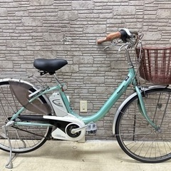 東京23区配達無料　新基準　Panasonic パナソニック　ビビ 5Ah電動自転車☆中古☆パナ 5356 東京23区配達無料 新基準 Panasonic パナソニック ビビ 5Ah電動自転車