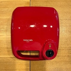 ホットサンドメーカー　TESCOM 2019年製
