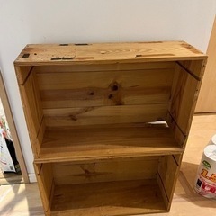 ワイン木箱 2連