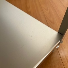 ＜無印良品アルミ ローテーブル ワゴン 大　組立式＞の画像