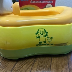 ワンワンのおまる　補助便座　おまるシート付きの画像