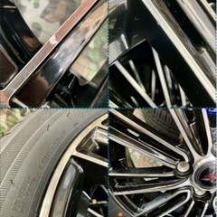 商談中」⑰165/55R15新品タイヤ4本と中古ホイールとナット付き