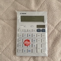 【新品未使用】ホワイト 電卓