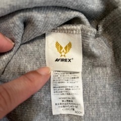 早めの取引希望値下げ中古AVIREXパーカー(グレー)の画像
