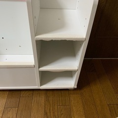 収納　おもちゃ収納　絵本棚　キャスター付きの画像