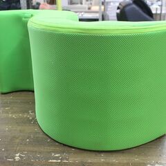 (Y)北大前! 札幌 引取 ゆらころん ショップジャパン 腹筋 エクササイズ クッション 椅子 グリーン 筋トレ 体幹 エクササイズ 1016372の画像