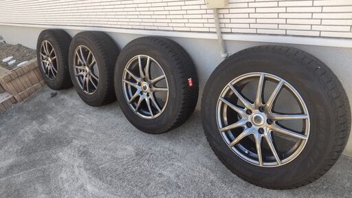 《値引き》【225/65R17】スタッドレスタイヤ　ホイール付き4本セット　【RAV4/ハリアー/CX-5/エスクード2.4/レガシイアウトバック/エクストレイル他】