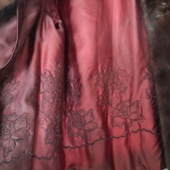 毛皮のコート　レディースの画像