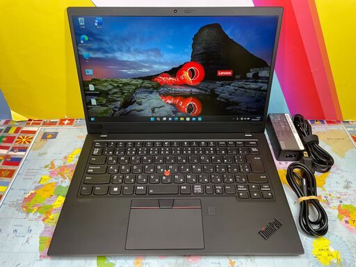 JC01125 レノボ Thinkpad X1 Carbon 7th i7+16GB+512GB 大容量　Win11　Office付け