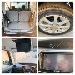 22年式タントカスタム　車検費用込み　左側パワースライドドア　ナビ、テレビ　スマートキー　フィリップダウン付き！の画像