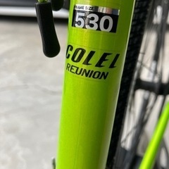 あさひ製reunion(レユニオン) COLEL 700C 2X7S TOURNEY 530mm　ロードバイク 美品 走行少！ 点検済み！の画像