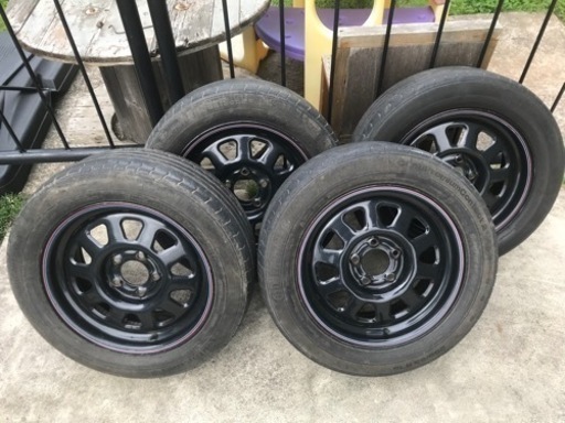 AWC DAYTONA BLACK ホイール＋タイヤ