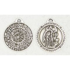 AzureGreen ペルガモンのお守りの占いディスクの画像