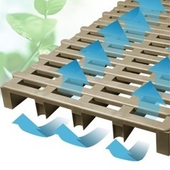 すのこベット ふとん下スノコ24枚セット | 組合せ自由 ベット 布団 プラスチック 日本製 パレットの画像