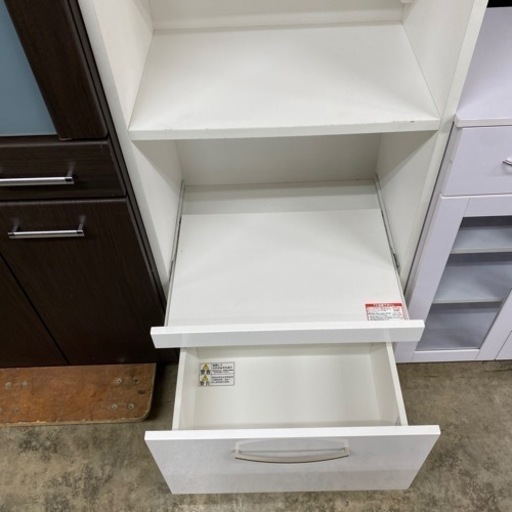《コンパクト》レンジボード　カップボード　スリム　収納棚　キッチン