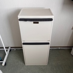 【きまりました！】ゴミ箱　2段