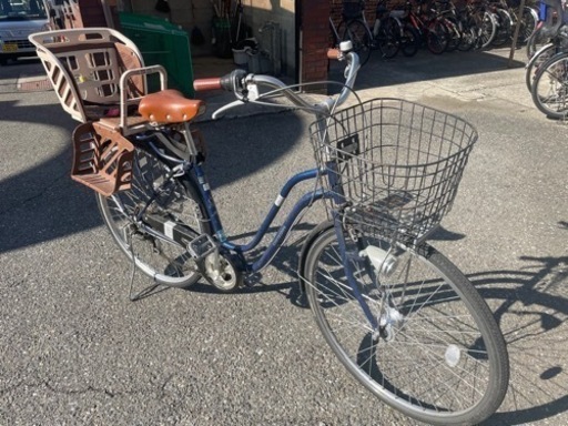 【交渉中】チャイルドシート付きママチャリ