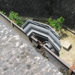 雨トイのトラブル【集水器】編