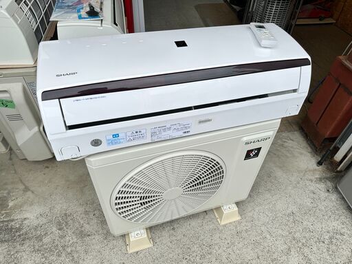 【動作保証あり】SHARP シャープ 2022年 2.2kw 6畳用 冷暖房ルームエアコン AY-N22DH【管理KR448】