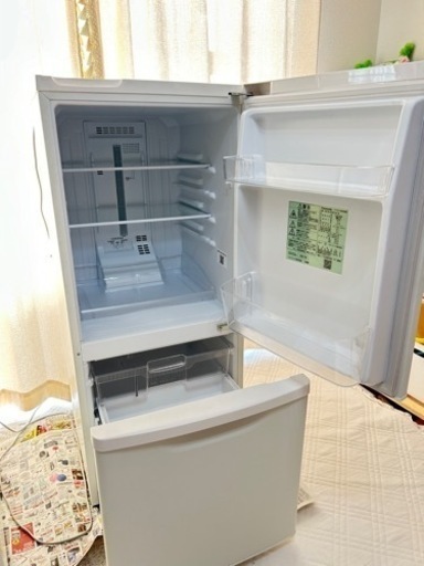 早いもの勝ち!2022年製! パナソニック/Panasonic NR-B14FW-W 冷蔵庫 138L/右開き 2ドア マットバニラホ