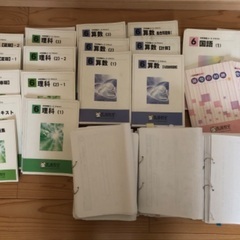 馬渕教室　中学受験　6年生テキスト、復習テスト、その他プリント