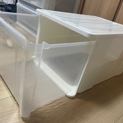 【受け渡し決定】衣装ケース、収納ケース、クローゼットケースの画像