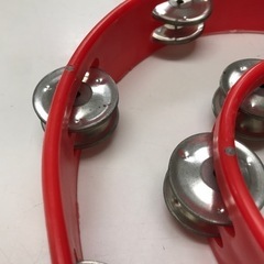 N2402-060 複列タンバリン キズ汚れサビ有りの画像