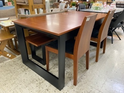 【愛品館 江戸川店 ダイニングセット】ARMONIA（アルモニア）エクステンション ベンチダイニング4点セット ID:152-008781-105
