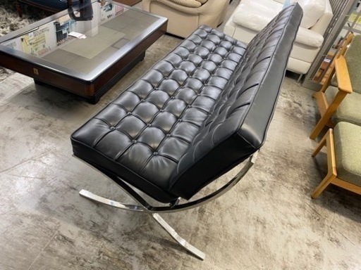 【愛品館 江戸川店 ワイドソファ】バルセロナ3Pチェア リプロダクト ID:156-019215-105