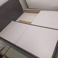 早い方即渡　ベッド＆マットセット　クイーンサイズ　クイーンベッド