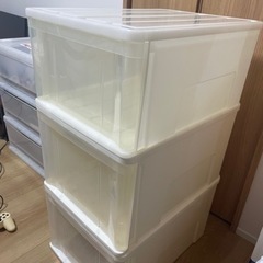 【受け渡し決定】衣装ケース、収納ケース、クローゼットケースの画像