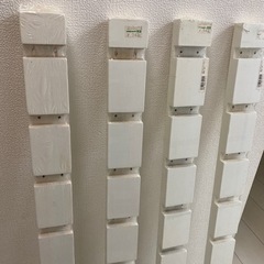 DIY  棚　支柱カラーシチュウ　支柱　白　90の画像