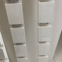 DIY  棚　支柱カラーシチュウ　支柱　白　90の画像